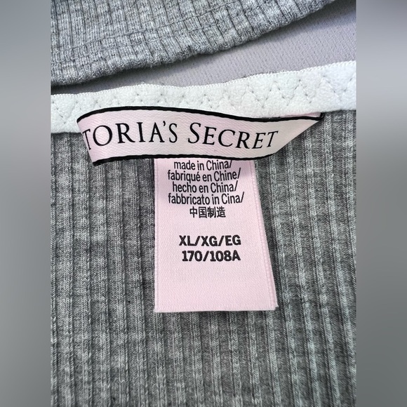 Victoria's Secret Cropped Tank Top Sz XL Gray - Picture 6 of 7